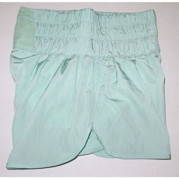 Free People FP Movement Women's Sz L Turquoise Mint The Way Home Pull On Shorts - Picture 5 of 8